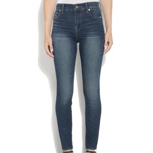 3 for $30 | Lucky Brand Olivia Skinny Jeans in Dark Wash Denim